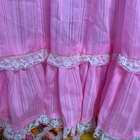 1974 Pink Prom Dress - Picture 6 of 11